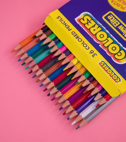 New Elite 36 Color Pencils